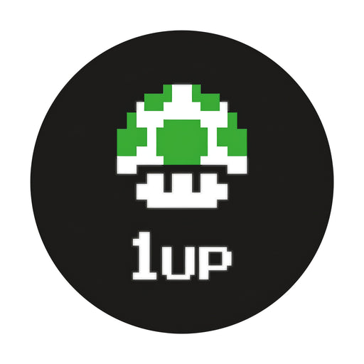Geek Aufkleber 1Up Pilz