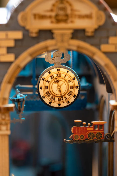 Book Nook Kit de Madera – Viaje en el Tiempo 