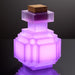Minecraft Botella de poción Lámpara que cambia de color
