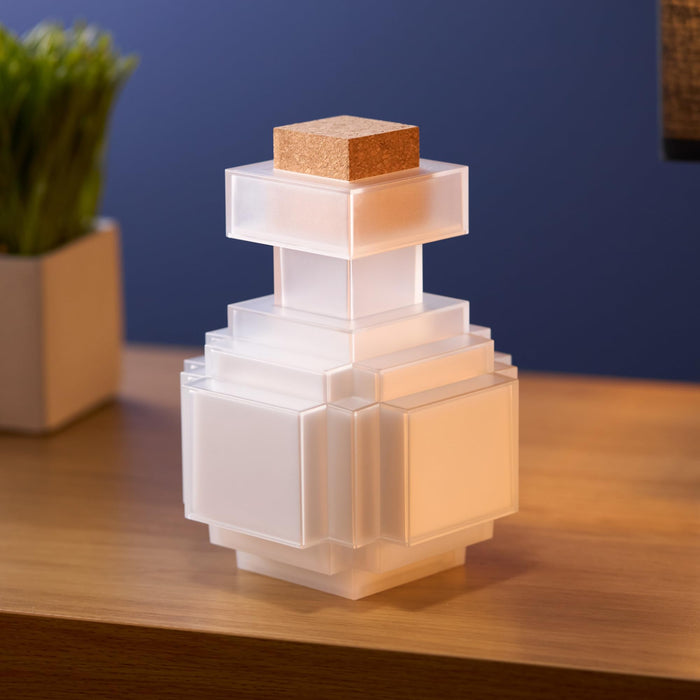 Minecraft Botella de poción Lámpara que cambia de color