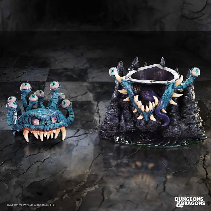Scatola di dadi Beholder Dungeons and Dragons aperta