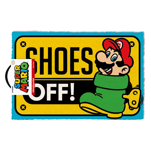 Super Mario Fußmatte Shoes Off