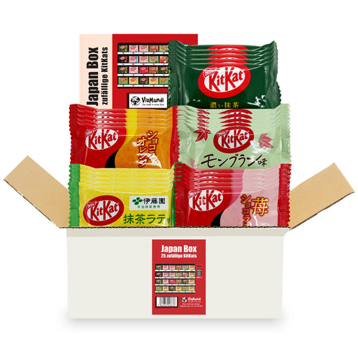 Japanische KitKat Snackbox mit 25 Riegeln