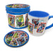 Marvel Retro Geschenkset mit Becher und Untersetzer