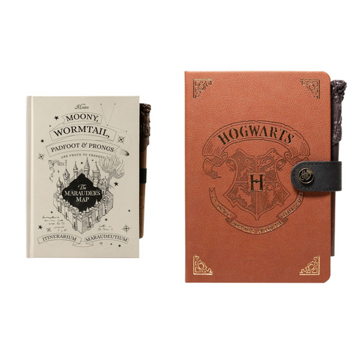 Harry Potter Premium Notizbuch mit Zauberstab-Stift: alle Varianten
