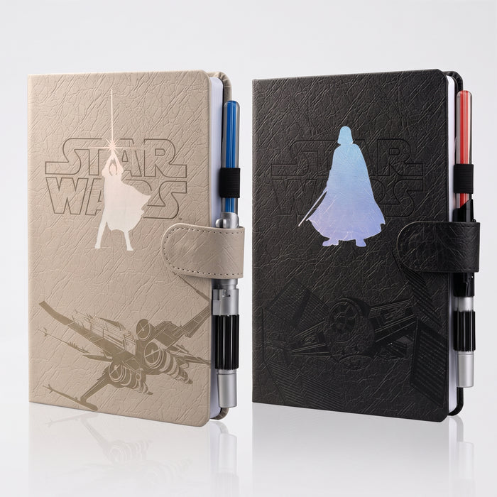 Star Wars Premium-Notizbuch A5 mit Lichtschwert-Stift: alle Varianten