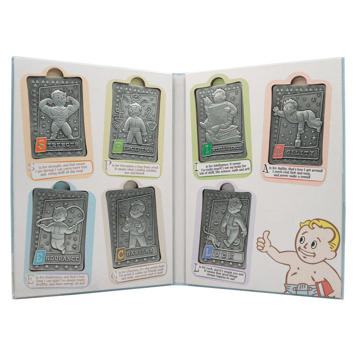 Fallout Limited Edition S.P.E.C.I.A.L. Perk Metallbarren + Sammelalbum