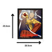 One Punch Man 3D-Wandbild Saitama und Genos