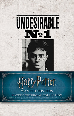 Harry Potter Steckbrief-Notizbücher 3er Set