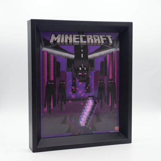 Minecraft Ender Dragon Gerahmtes 3D Wackelbild
