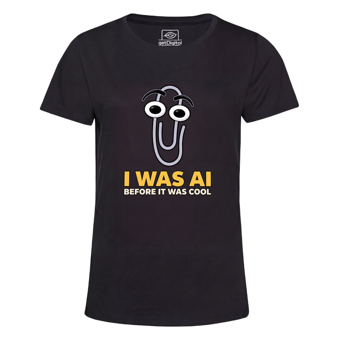 I Was AI Before It Was Cool - Hoofdweergave Girlie Zwart