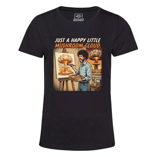Happy Little Mushroom Cloud - Vue principale Girlie Noir