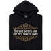 The Dice Giveth and the Dice Taketh Away - Vooraanzicht Hoodie Zwart