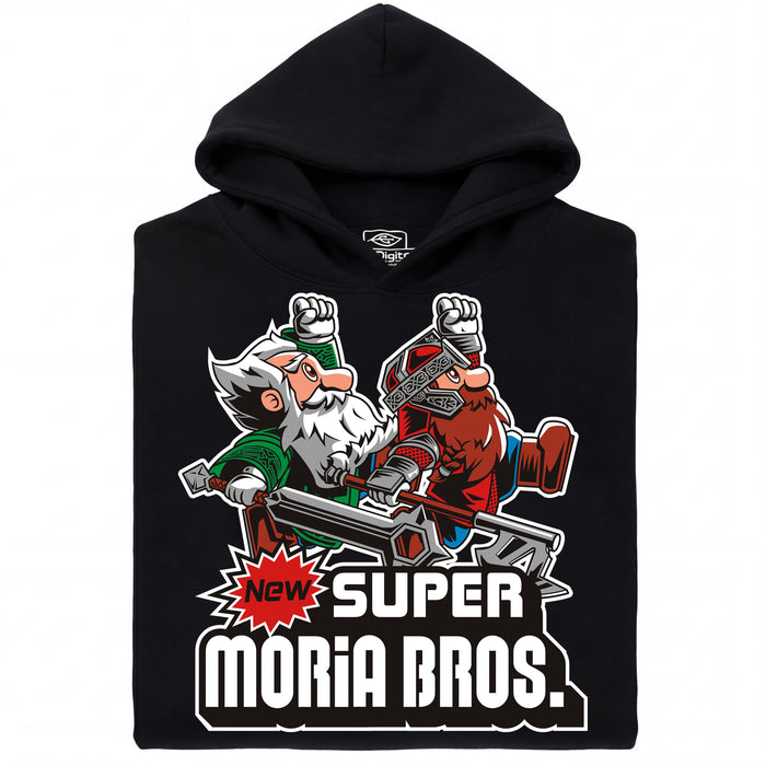 Super Moria Bros - Vista principal Sudadera Negro