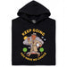 Keep Going, You Have No Choice - Vista frontale Felpa Nero