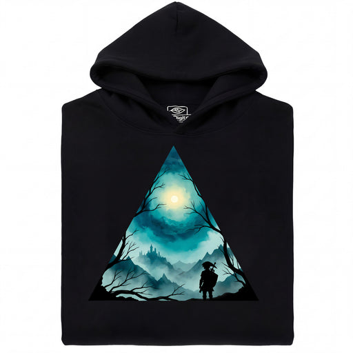 Triangle Landscape - Hauptansicht Hoodie Schwarz