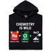 Chemistry Is Wild - Vista principal Sudadera Negro