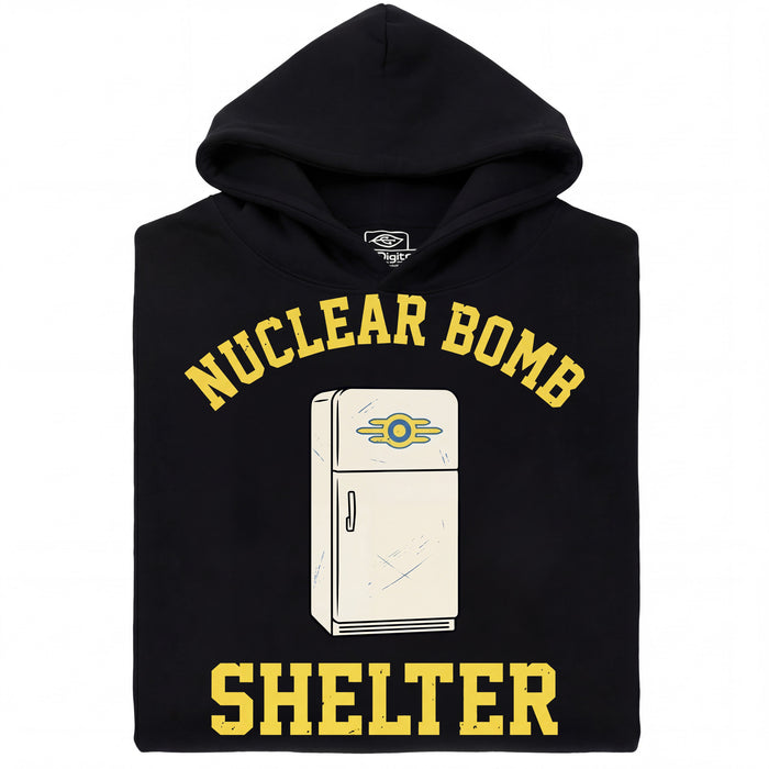Nuclear Bomb Shelter Kühlschrank - Hoofdaanzicht Hoodie Zwart