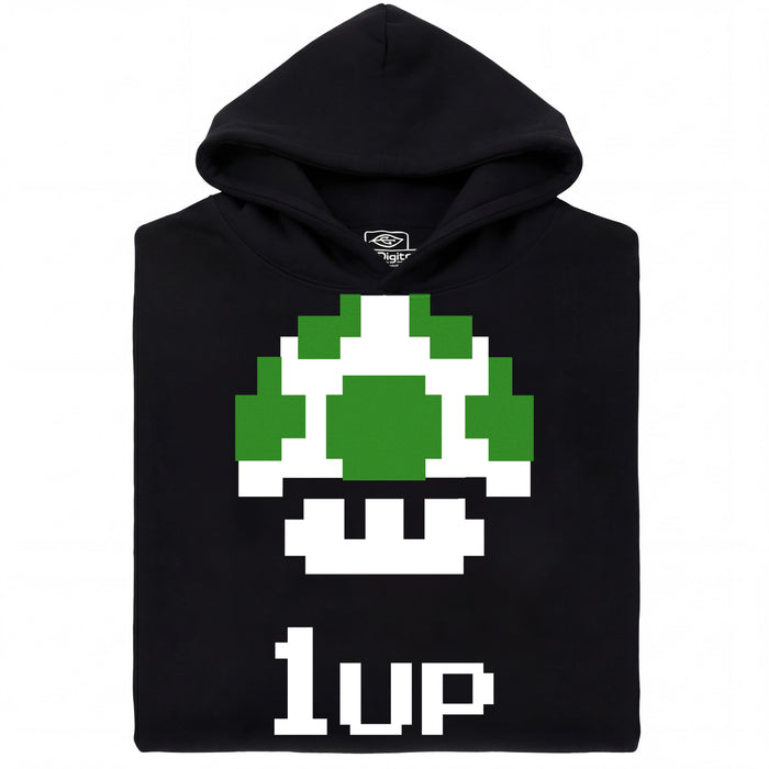 Shroom UP - Vue principale Hoodie Noir