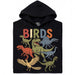BIRDS - Vue de face Hoodie Noir