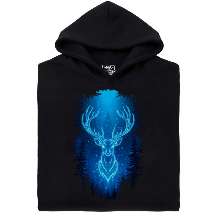 Forest Patron - Vue principale Hoodie Noir