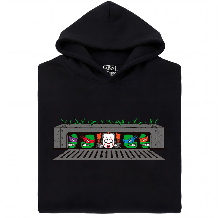 IT vs. Turtles - Main view Hoodie Black