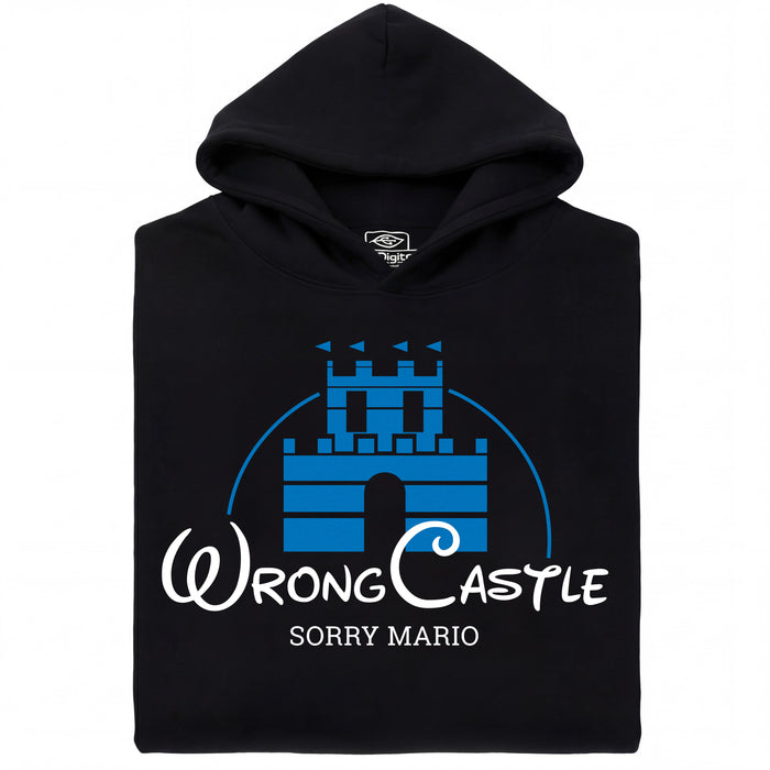 Sorry Mario - Vue principale Hoodie Noir