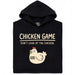 Chicken Game - Vue principale Hoodie Noir