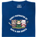 Cats &amp; Sidequests - Vista principale T-Shirt Blu