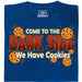 Come to the Dark Side - We Have Cookies - Hoofdweergave T-shirt Blauw
