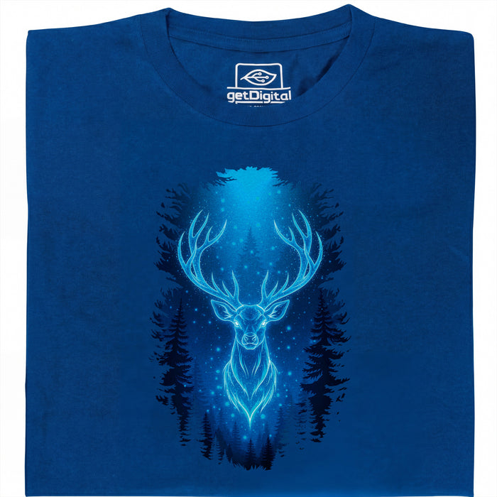 Forest Patron - Vue principale T-shirt Bleu