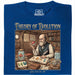 Theory of Evolution - Hoofdweergave T-Shirt Blauw