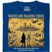 Wasteland Walking Tours - Hoofdweergave T-Shirt Blauw