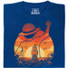Chase the Horizon - Altijd achter de wolken aan - Voorkant T-Shirt Blauw