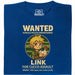 Wanted for Cucco Assault - Hoofdweergave T-Shirt Blauw