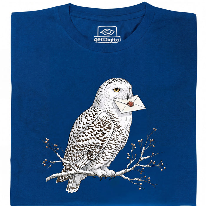 Owl Courier - Vue principale T-Shirt Bleu