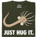 Just Hug It - Vue principale T-shirt Vert Foncé