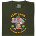 Keep Going, You Have No Choice - Vista frontale T-Shirt Verde Scuro