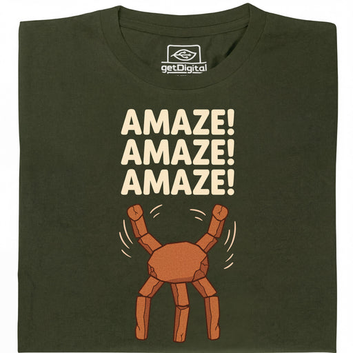 Amaze Amaze Amaze - Vista principale T-Shirt Verde scuro