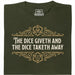 The Dice Giveth and the Dice Taketh Away - Vooraanzicht T-shirt Donkergroen