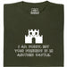 I Am Sorry, But Your Princess Is In Another Castle - Vue principale T-Shirt Vert Foncé