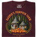 Magical Pumpkin Farm - Hoofdaanzicht T-Shirt Donkerrood