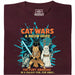 Cat Wars - A Meow Hope - Hoofdaanzicht T-Shirt Donkerrood