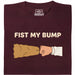 Fist My Bump - Vista principale T-Shirt Rosso scuro