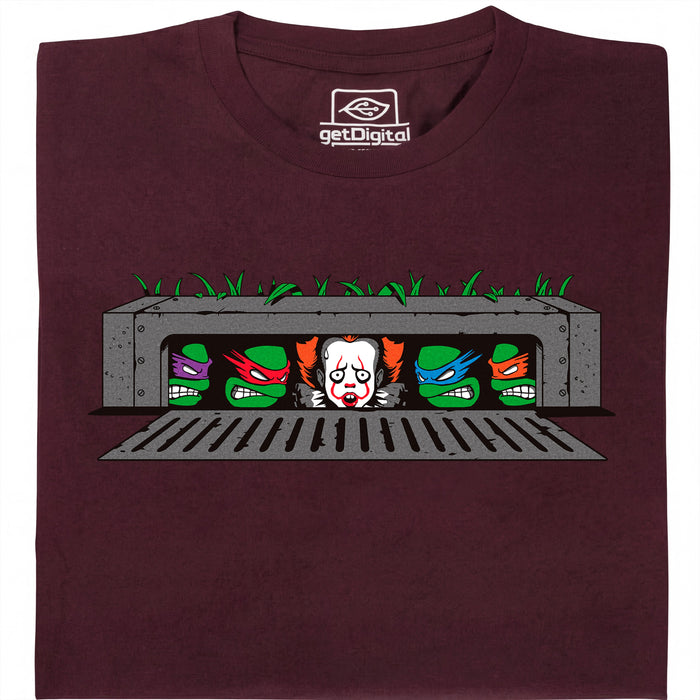 IT vs. Turtles - Main view T-Shirt Dark Red