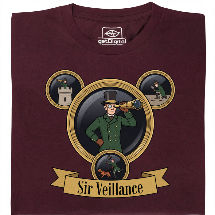 Sir Veillance - Main view T-Shirt Dark Red