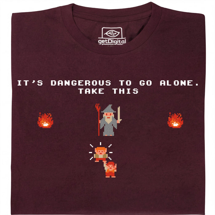 Take this Hobbit - Front view T-Shirt Dark Red