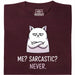 Definitely not sarcasm - Main view T-Shirt Dark Red