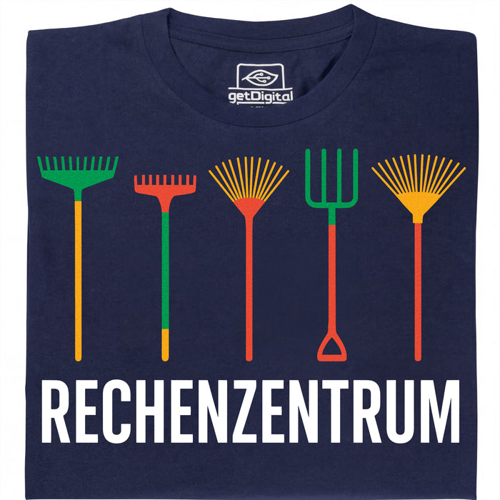 Datacentrum - Hoofdaanzicht T-Shirt Marineblauw