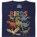 BIRDS - Vue de face T-Shirt Bleu Marine